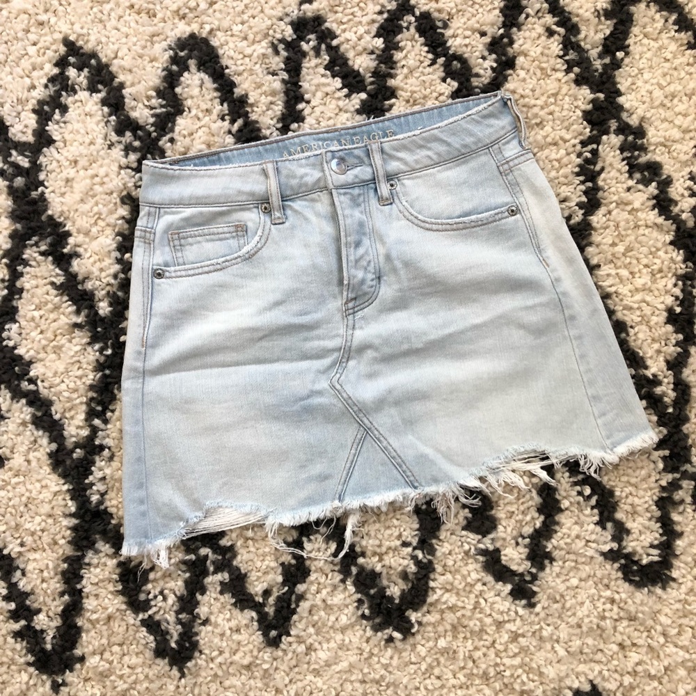 Light Jean Skirt